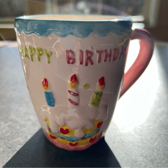 🎂 “HAPPY BIRTHDAY” Ceramic Mug – Festive Candle & Cake Design - Picture 2 of 8